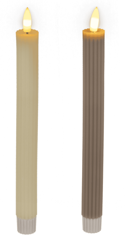 LED stick candle made of real wax,