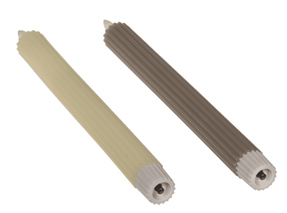 LED stick candle made of real wax,