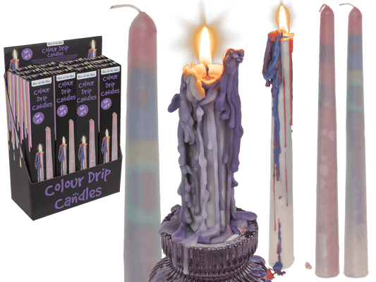 Stick drip candle, 26 x 2 cm,