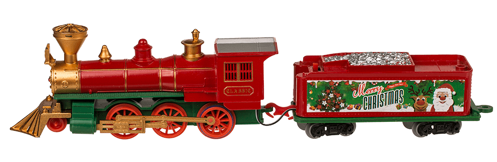Xmas-train, Incl. rail circuit,