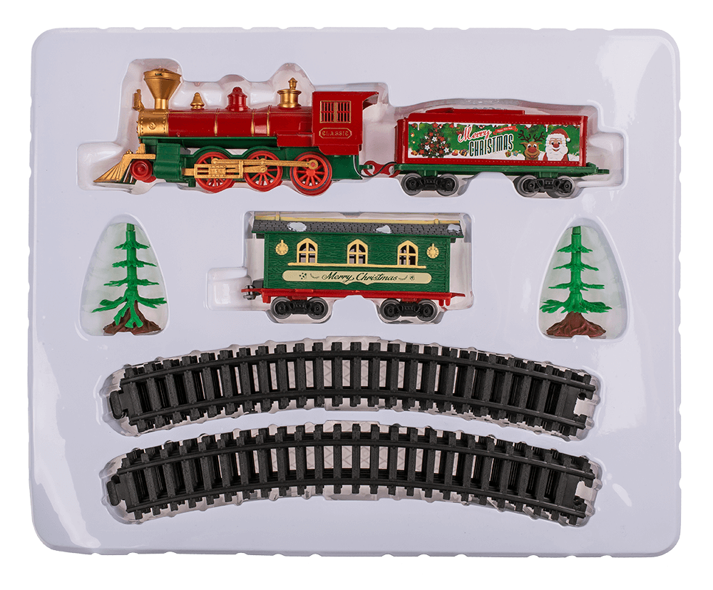 Xmas-train, Incl. rail circuit,
