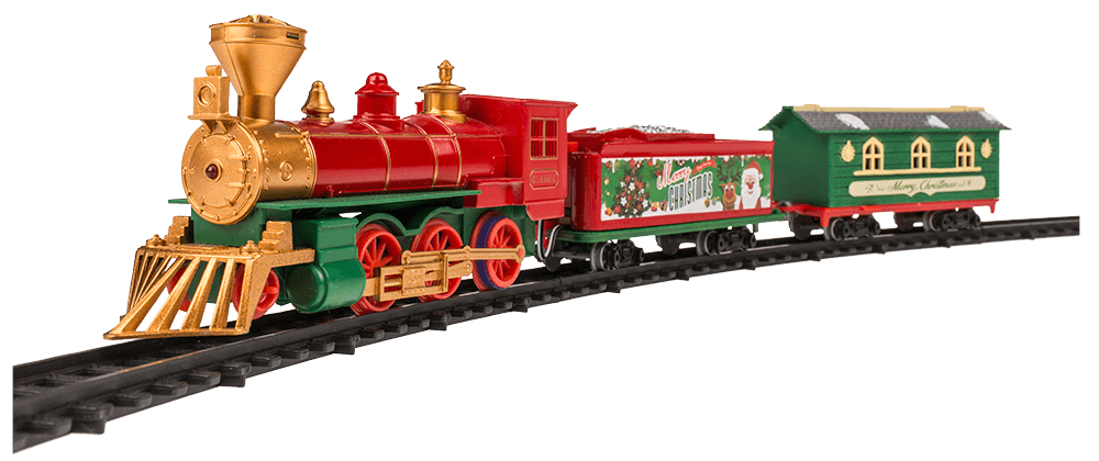 Xmas-train, Incl. rail circuit,