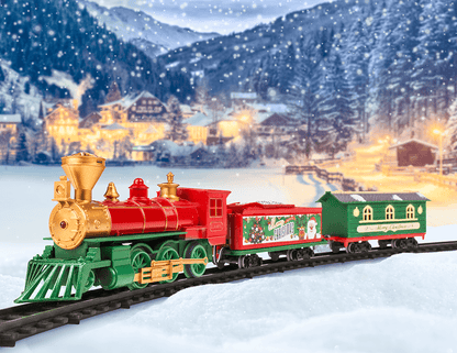Xmas-train, Incl. rail circuit,
