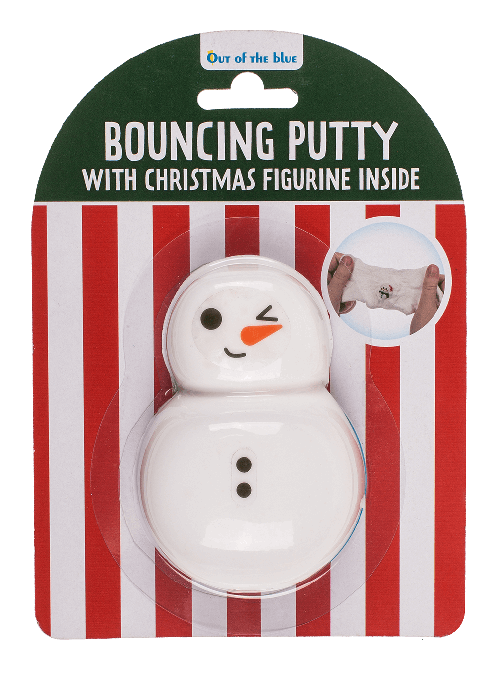 Bouncing Putty , Christmas, 30 g, 3 assorted,