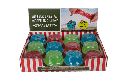 Glitter crystal modelling slime, Xmas Party,