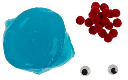 Glitter crystal modelling slime, Xmas Party,