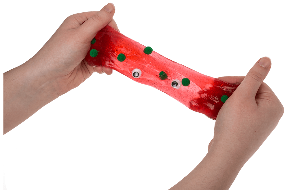 Glitter crystal modelling slime, Xmas Party,