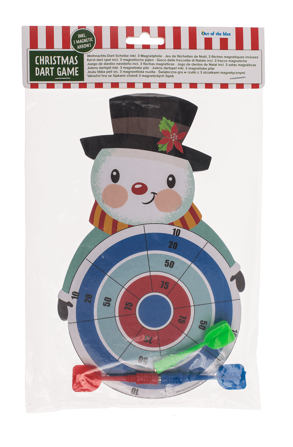 Christmas dart,with 3 magnetic arrows,