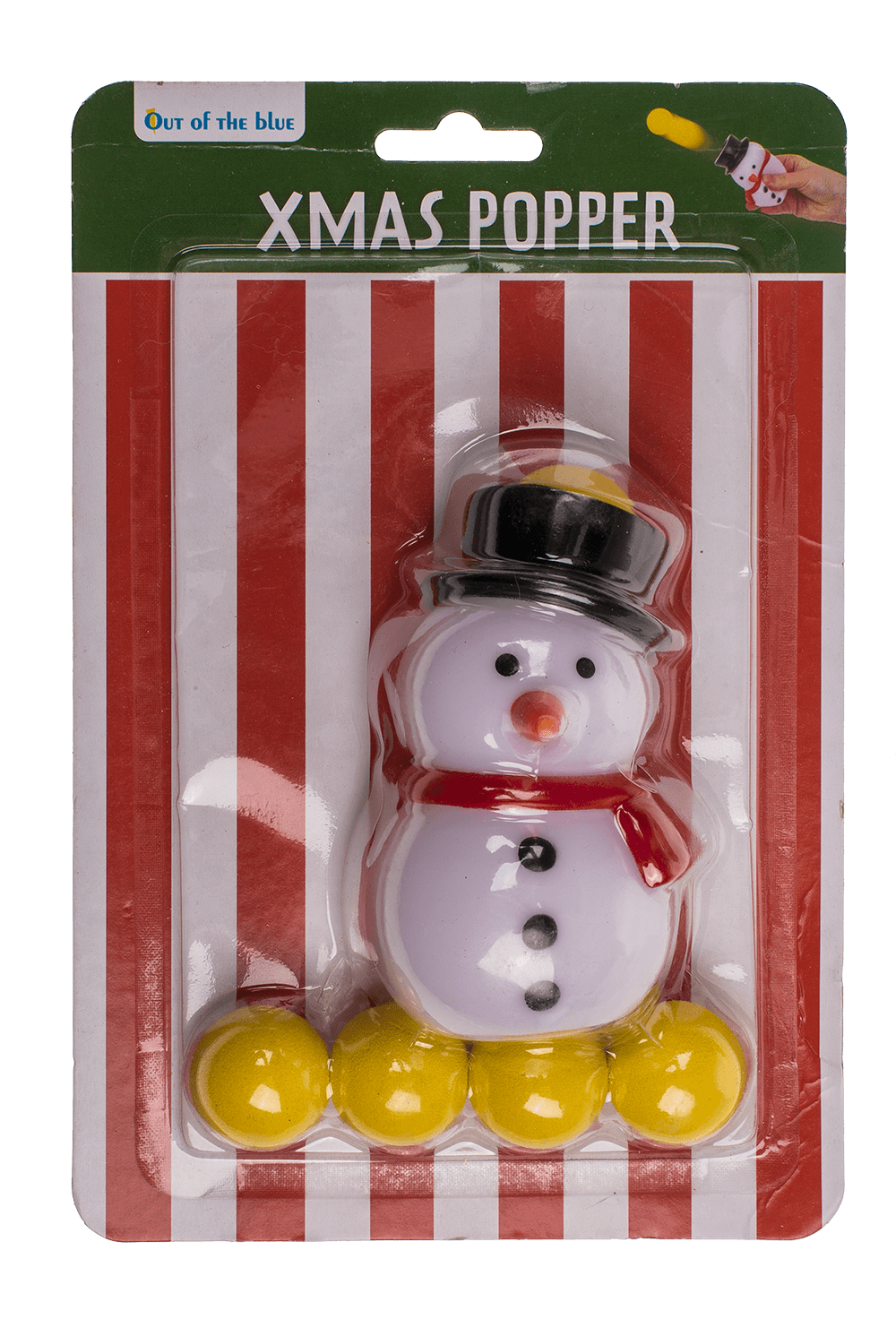 Xmas Poppers, 12 x 8cm, 3 assorted designs