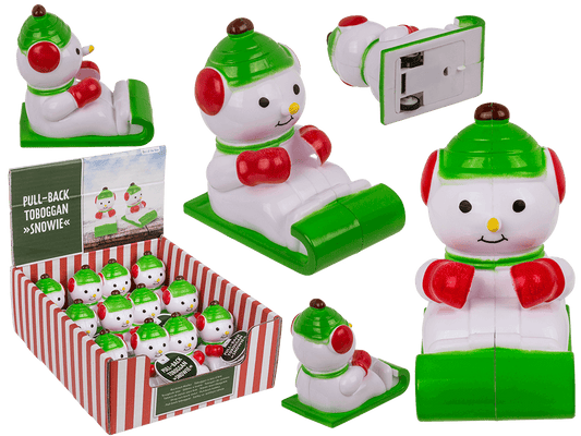 Pull-back toboggan, Snowie,