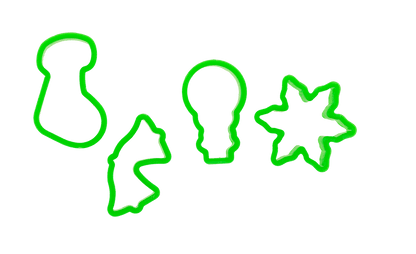 Christmas modelling workshop, 21 pcs.