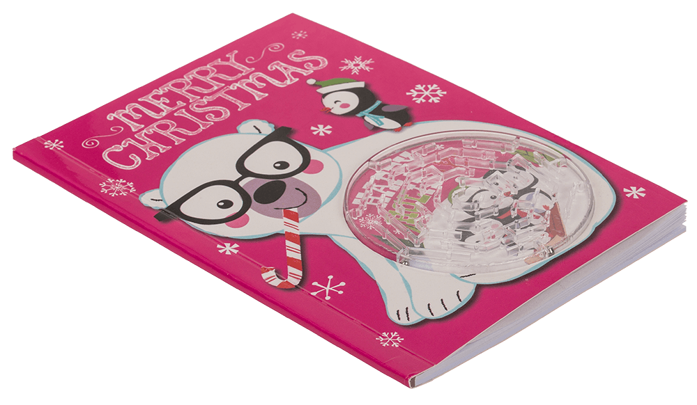 Gift card with ball game , Xmas,