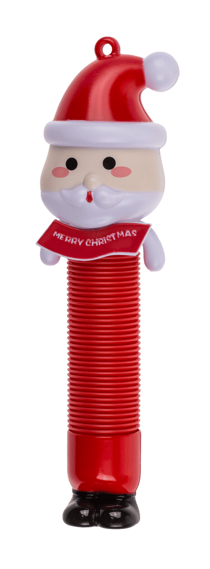 Stretch tube, Santa, with LED, incl. 3 x LR41