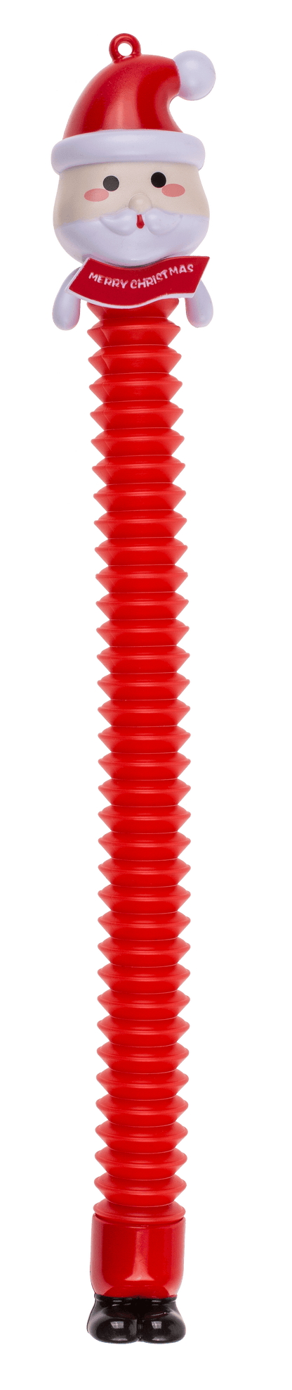 Stretch tube, Santa, with LED, incl. 3 x LR41