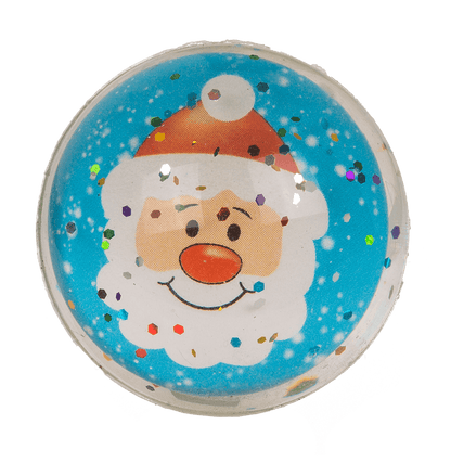 Glitter bouncing  ball, Joyful Xmas Jumpers, 4 cm,