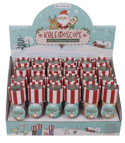 Christmas kaleidoscope, 13 x 4 cm, 4 assorted,