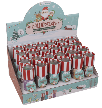 Christmas kaleidoscope, 13 x 4 cm, 4 assorted,