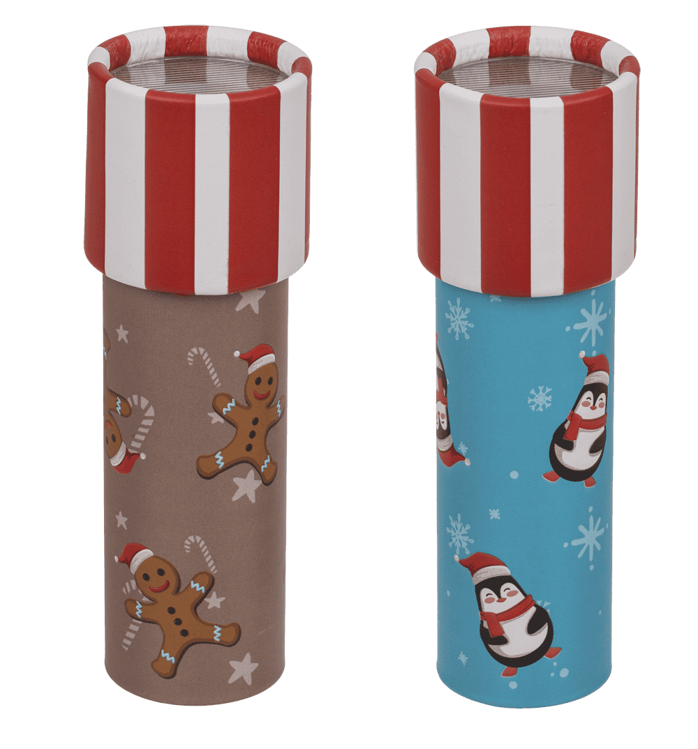 Christmas kaleidoscope, 13 x 4 cm, 4 assorted,