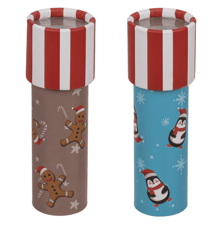 Christmas kaleidoscope, 13 x 4 cm, 4 assorted,