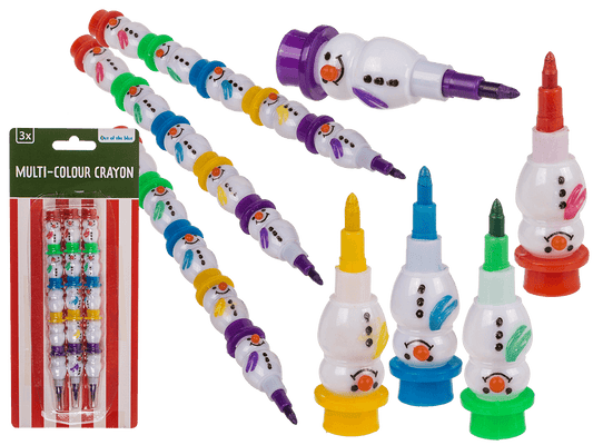 Multi colour pencil, 5 parts,13 cm,