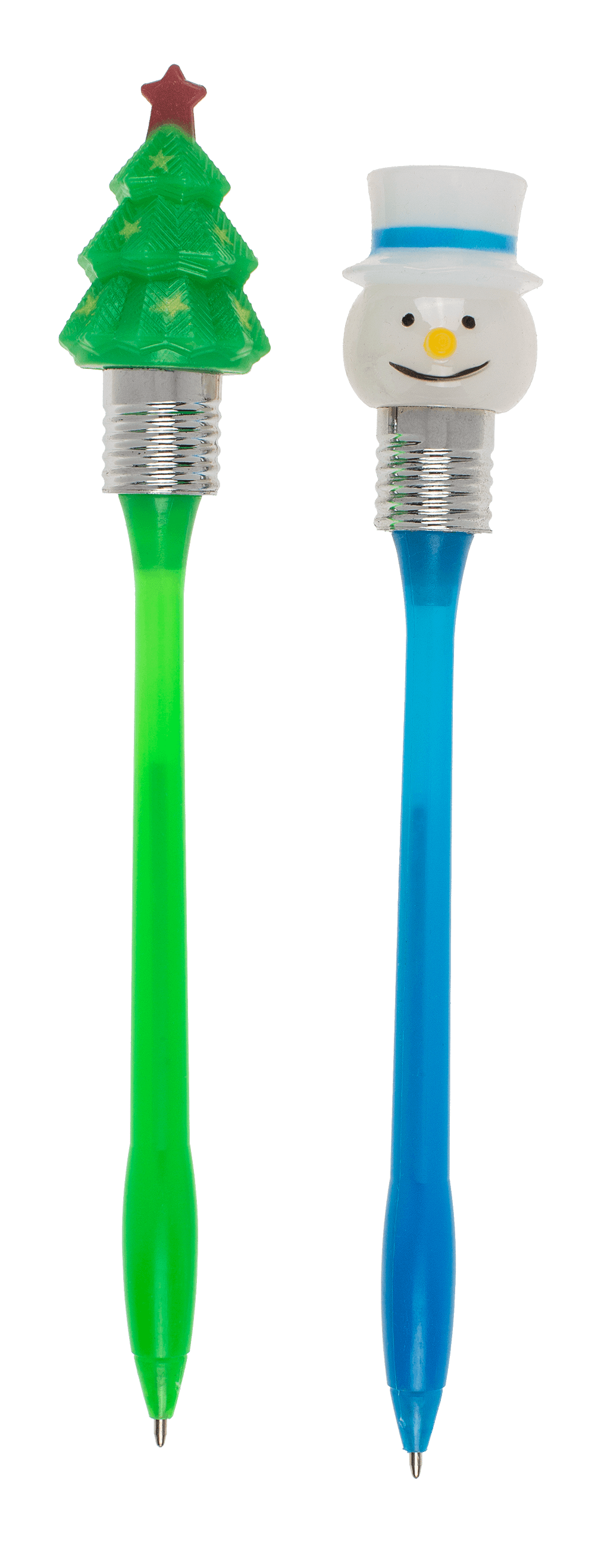 Pen with LED Christmas light motif,