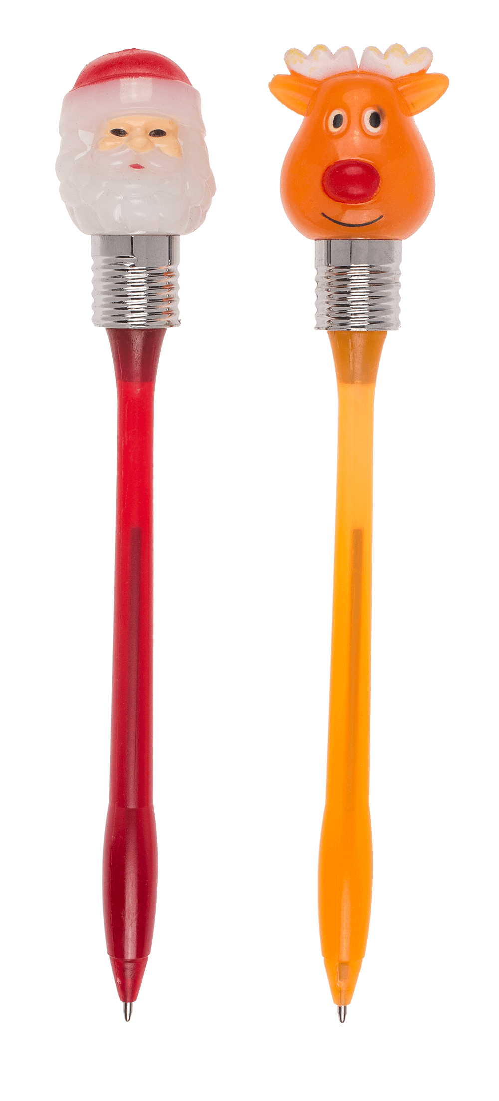 Pen with LED Christmas light motif,