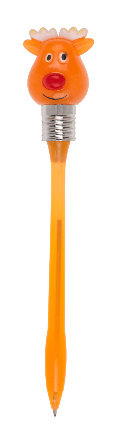 Pen with LED Christmas light motif,