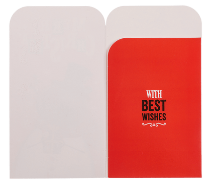 Money gift couvert with envelope, 16x9cm, set of 2