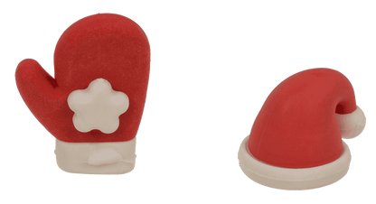 Christmas erasers "Collectibles", set of 5,