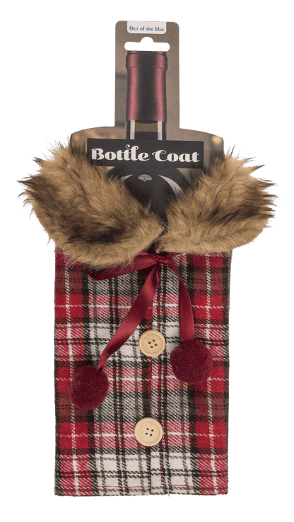 Bottle coat, fur collar,