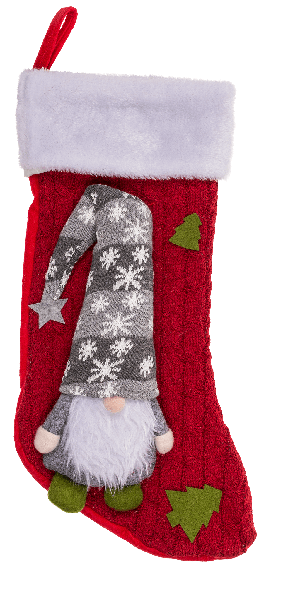 Jumbo fireplace socks, Gnome,