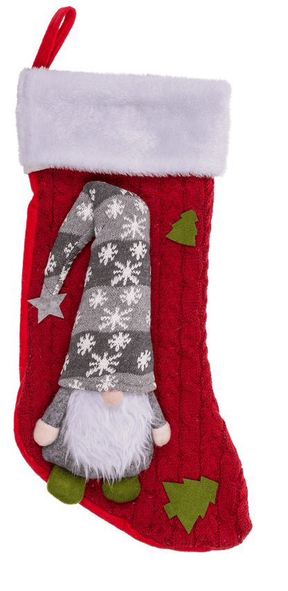 Jumbo fireplace socks, Gnome,