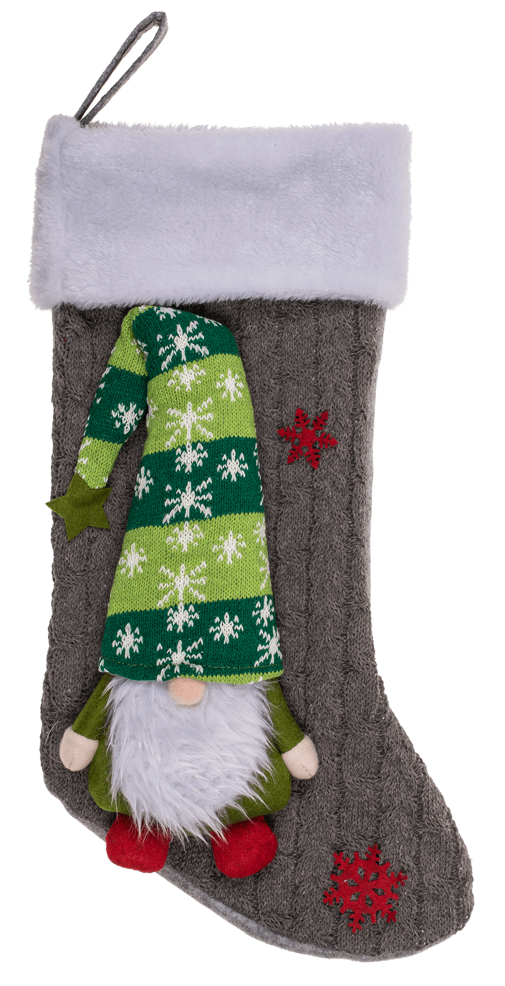 Jumbo fireplace socks, Gnome,