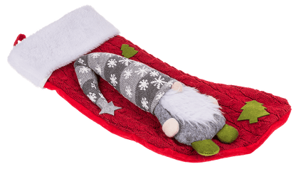 Jumbo fireplace socks, Gnome,