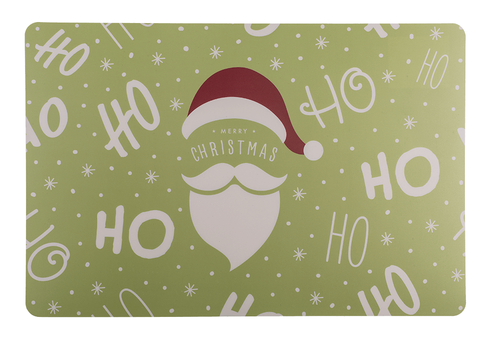 Polypropylen placemat, HO HO Santa,