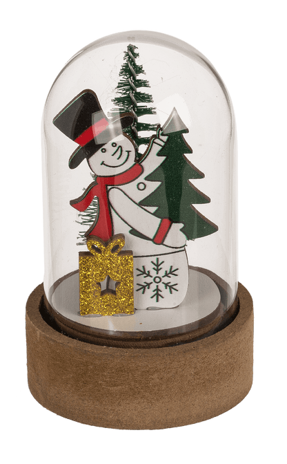 Mini christmas scene, Xmas Friends, with LED,