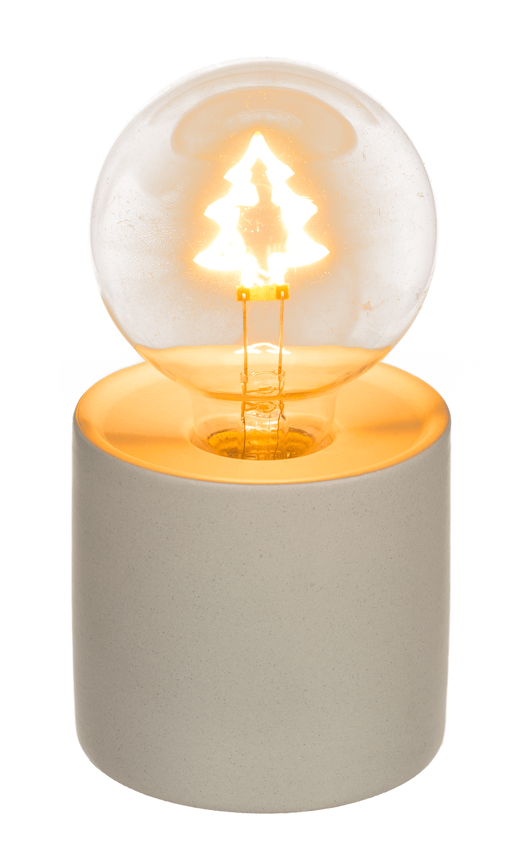 Motif light bulb, Christmas, 8,5 x 16 cm,