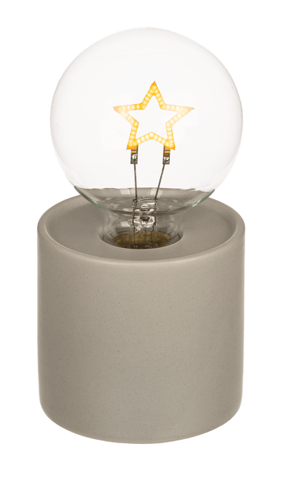 Motif light bulb, Christmas, 8,5 x 16 cm,