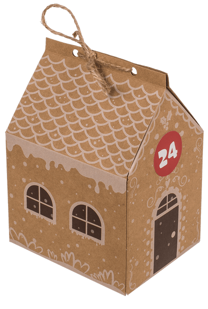 DIY Advent calendar, cardboard, 8 small and