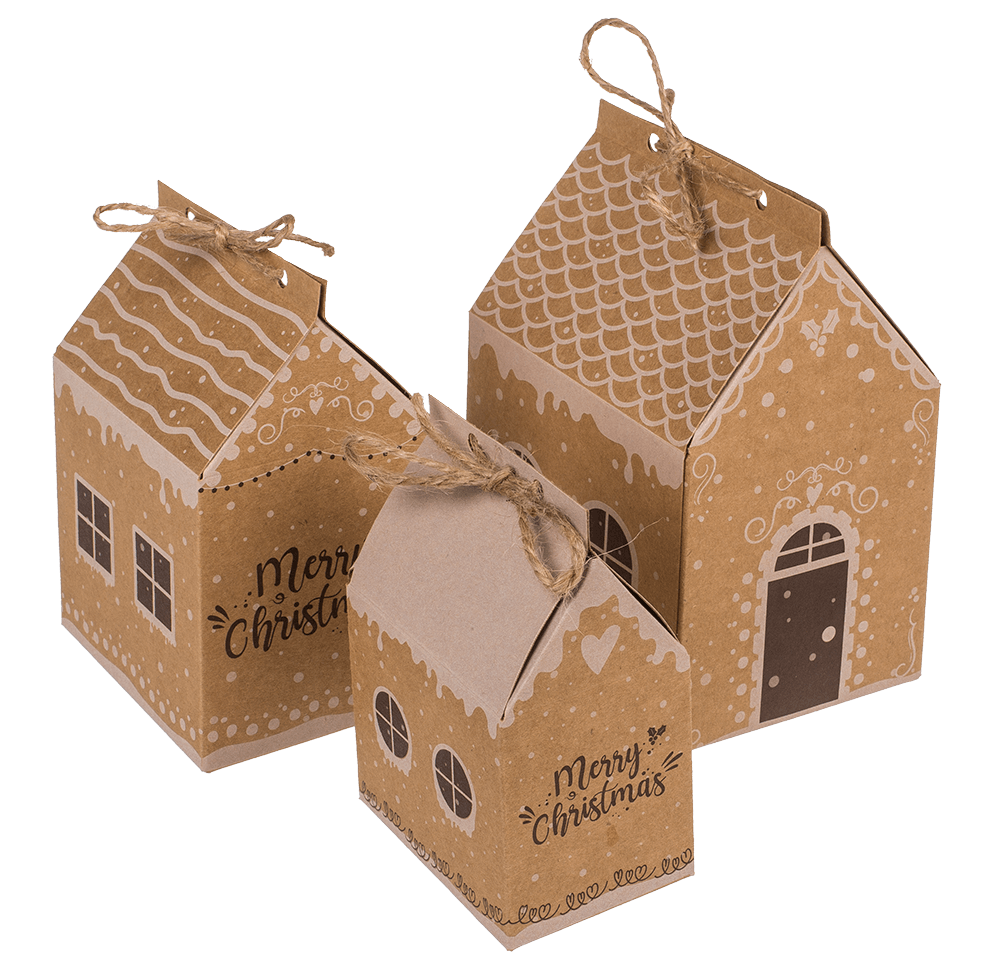 DIY Advent calendar, cardboard, 8 small and