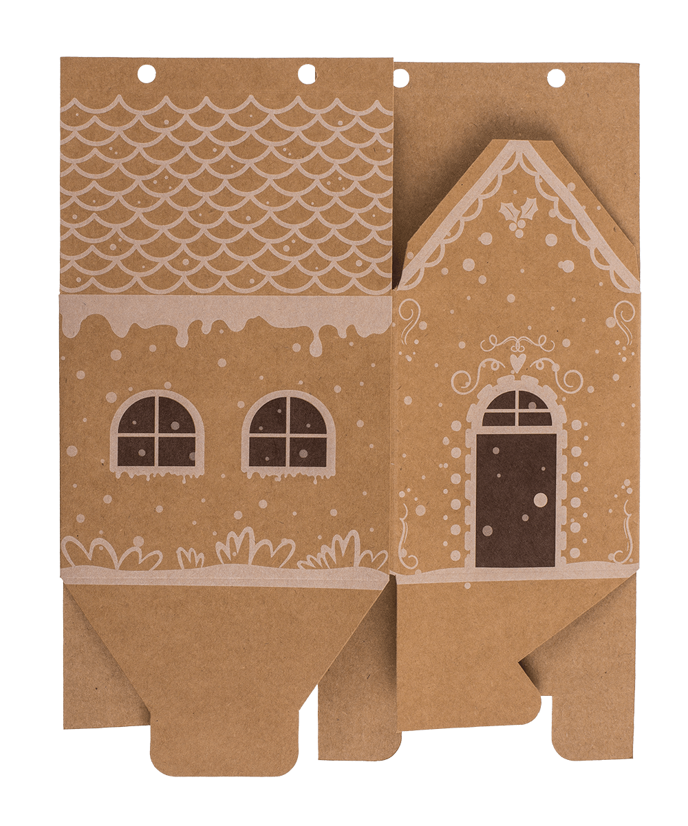 DIY Advent calendar, cardboard, 8 small and