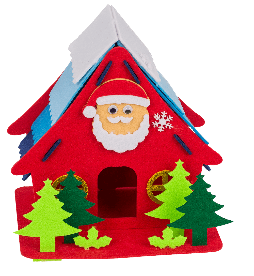 DIY set, Santa's Workshop, craft felt, 2 assorted