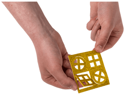 DIY set, Santa's Workshop, craft felt, 2 assorted