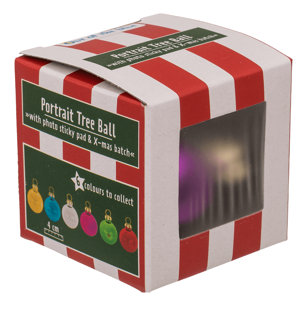 Portrait tree ball, with photo sticky pad &