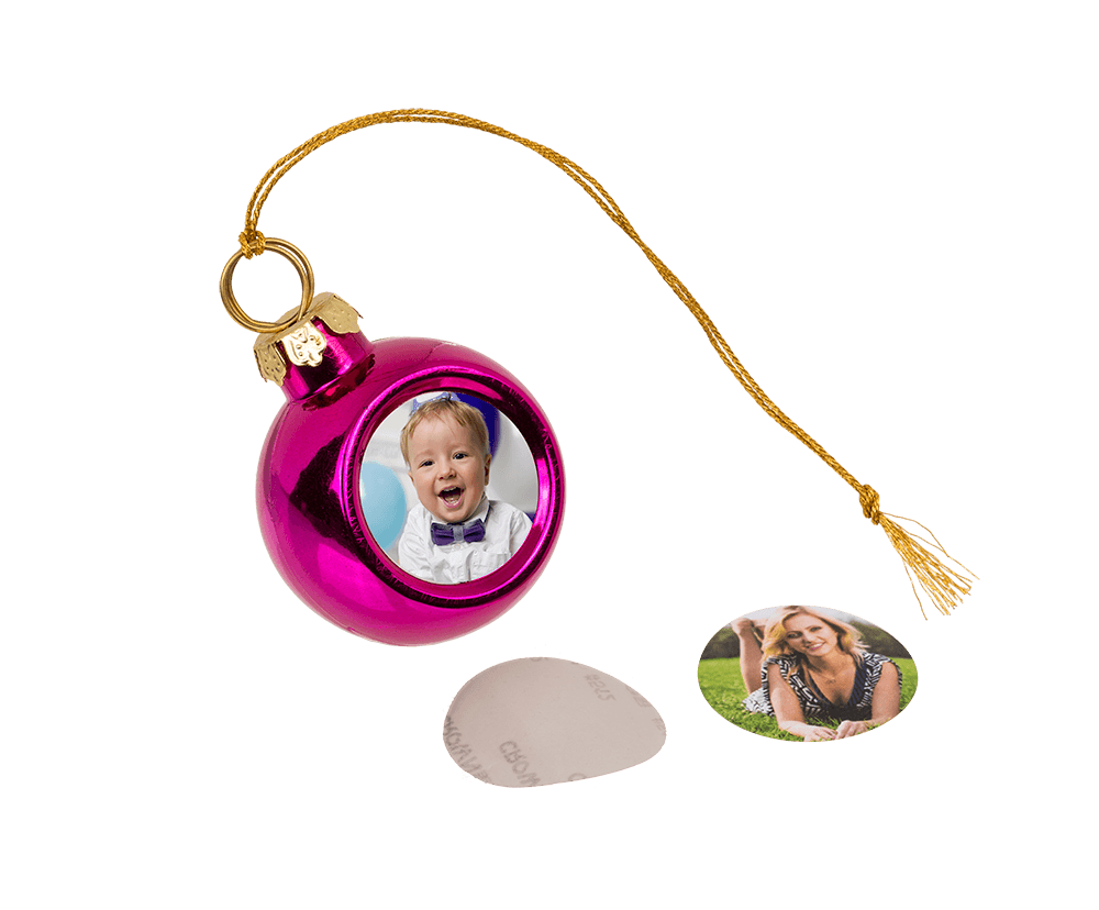 Portrait tree ball, with photo sticky pad &
