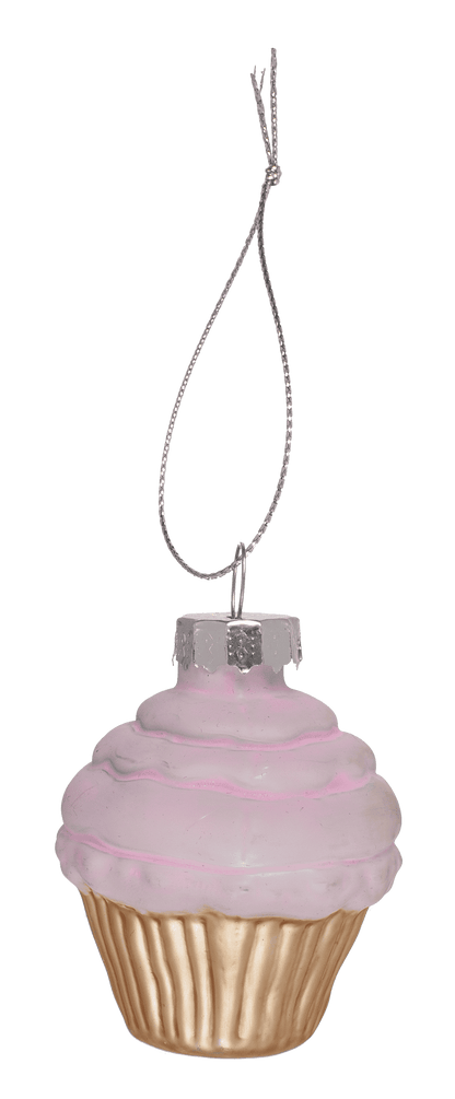 Glass tree decorations, Coffee, set of 3, Coffee