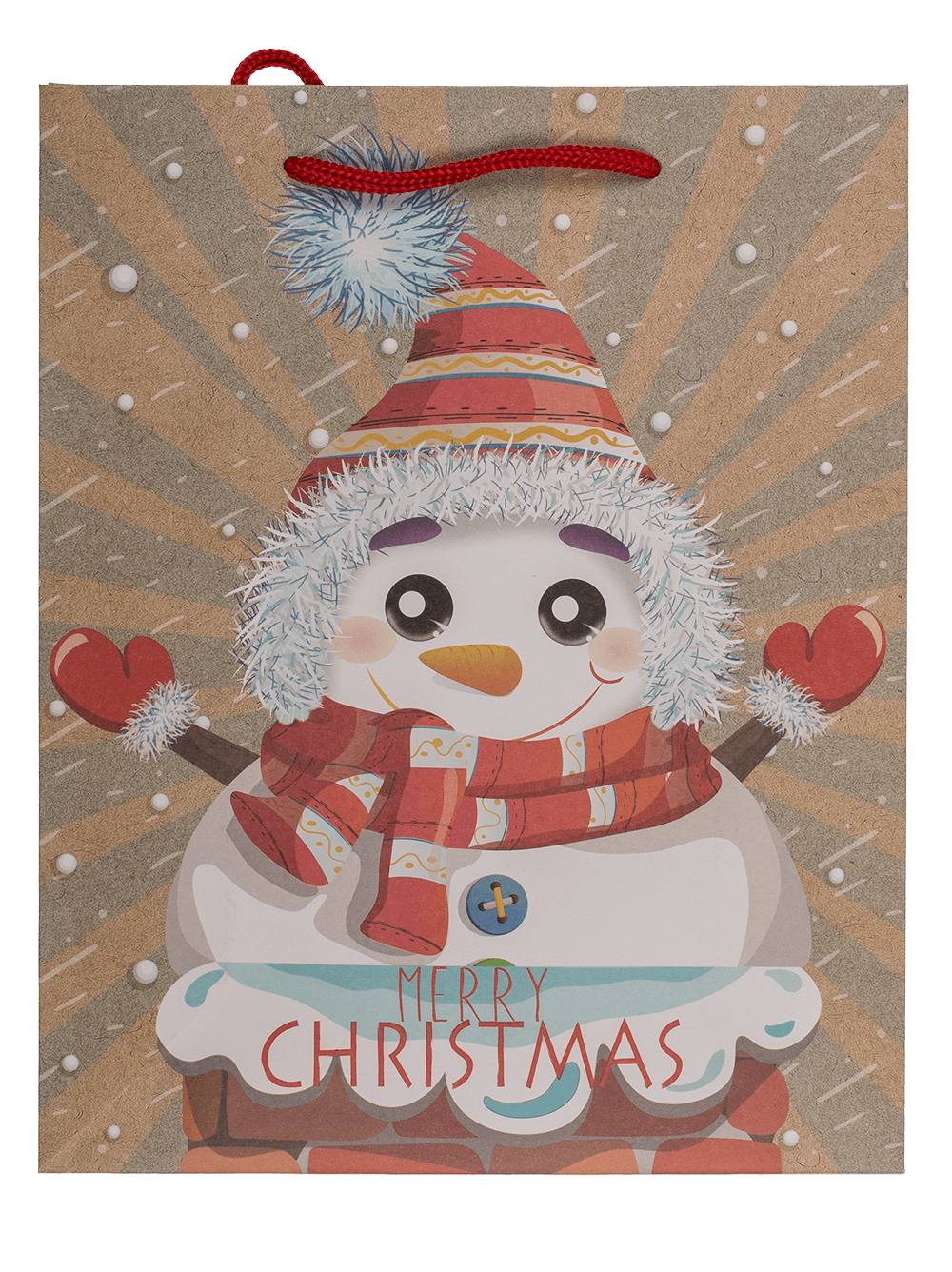 Paper gift bag, Joyful Season,