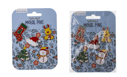 Metal Pin, X-Mas, 2 cm,