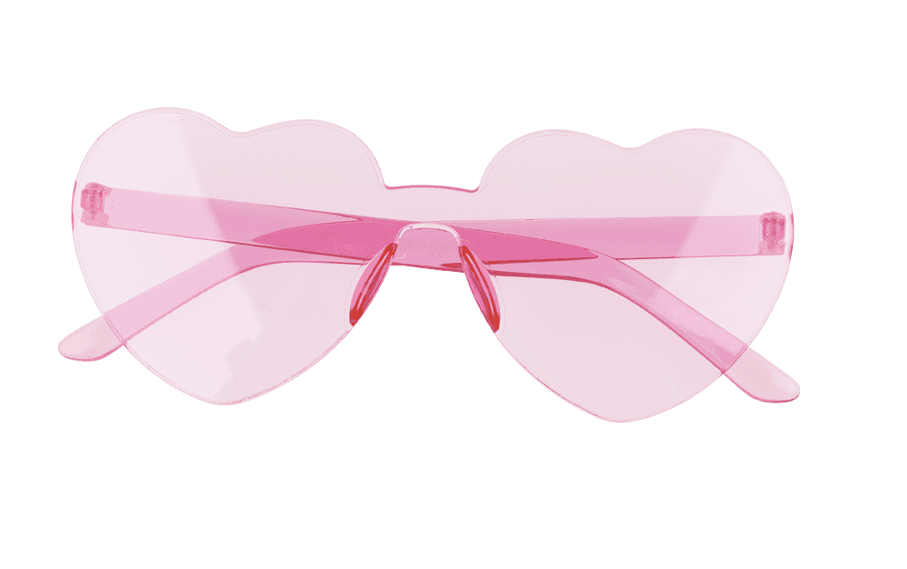 Fun glasses, Hearts,