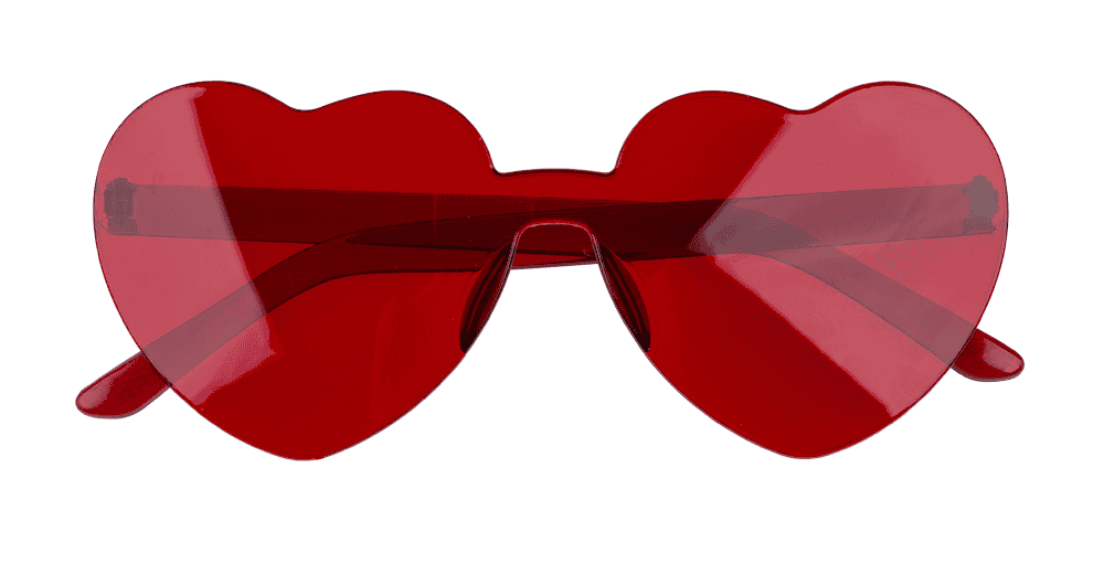 Fun glasses, Hearts,